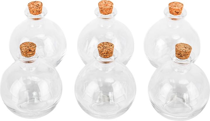 Actual product image Relaxdays 6x glass bottles (6 pcs., 0.26 l)