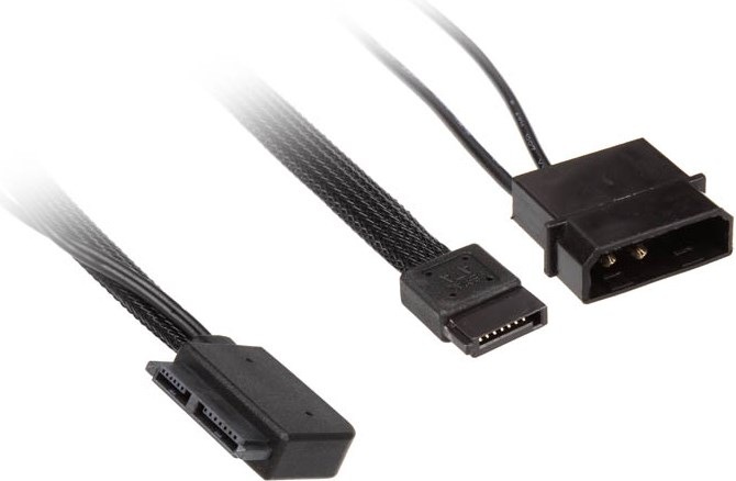 Actual product image Silverstone SST-CP10 Slimline SATA to SATA Adapter