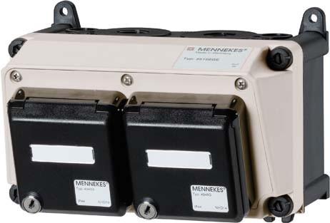 Produktbild Mennekes MEN 25102 NetzwerkgehÃ¤use AMAXX IP44 (Gehäuse)