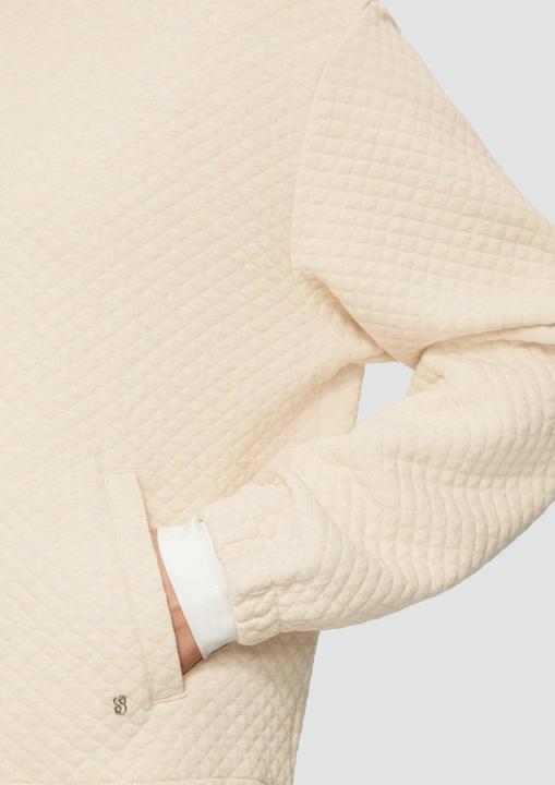 Image du produit s.Oliver Sweatshirt Jacke Jersey-Jacke mit Waffelstruktur (46)