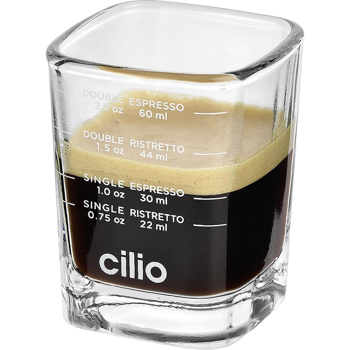 Thumbnail - Cilio Espresso Shot Glas, Espressokocher, Transparent
