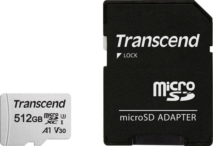 Transcend USD300S (512 GB, microSDXC, U3, UHS-I)