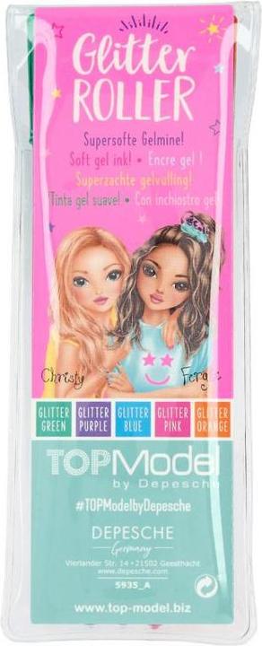 Produktbild Depesche Glitzerstifte (Blau, Pink, Grün, Orange, Lila, 5 x)