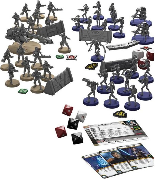 Actual product image FFG FFGD4637 - Star Wars: Legion - Clone Wars, Board game, basic game (DE edition) (German)