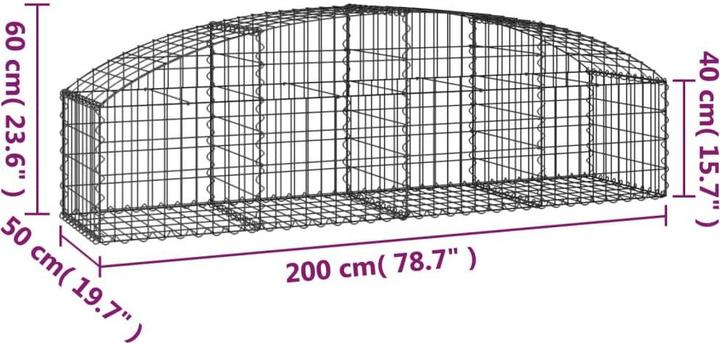 Image du produit vidaXL Gabionenkorb