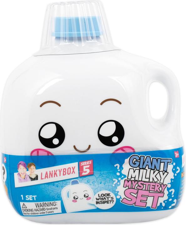 Lankybox 2812 Giant Singing Mystery Milky Set with 9 Exciting Toys to Discover Inside, Officially Li