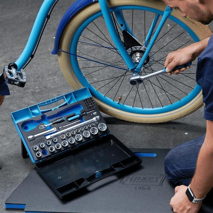 Produktbild HAZET Steckschlüssel-Satz 905 (10 mm, 11 mm, 12 mm, 13 mm, 14 mm, 15 mm, 16 mm, 17 mm, 18 mm, 19 mm, 20 mm, 21 mm, 22 mm, 23 mm, 24 mm, 26 mm, 27 mm, 28 mm, 30 mm, 32 mm, 8 mm, 9 mm)