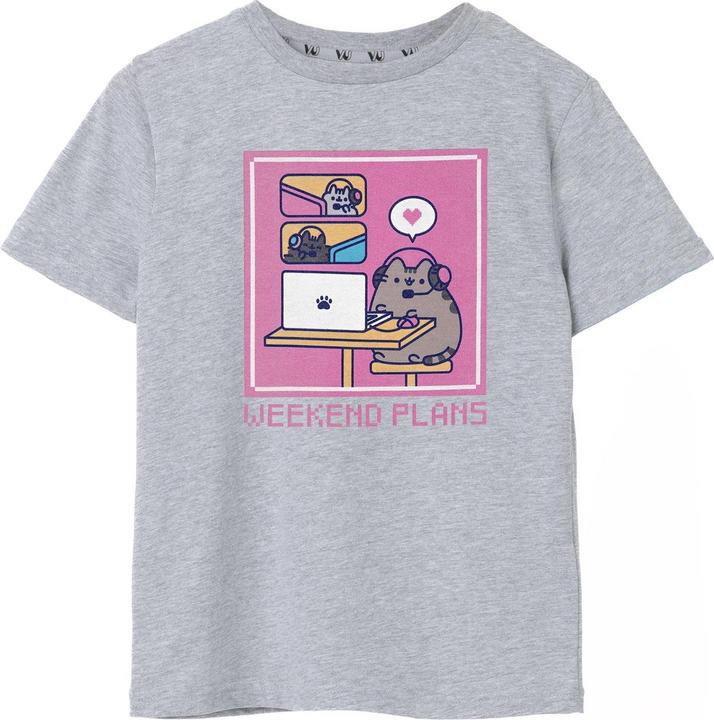 Produktbild Pusheen Weekend Plans TShirt Mädchen kurzärmlig (146, 152)