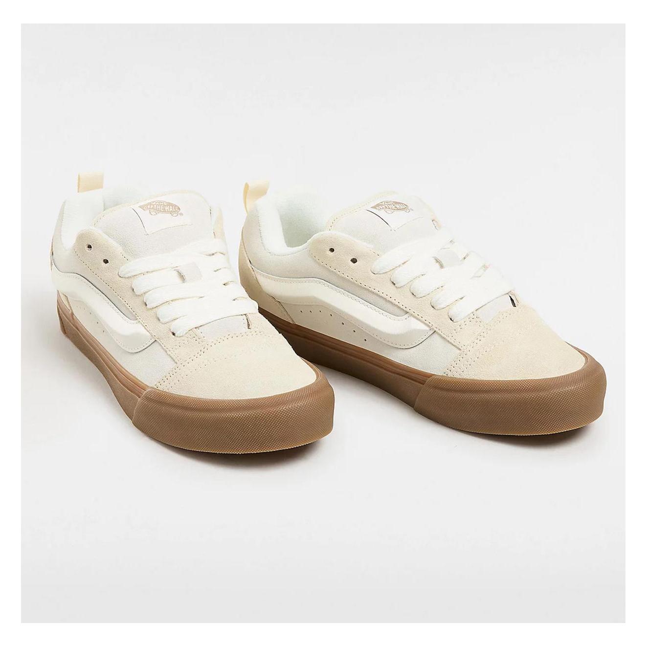 Vans, Herren, Sneakers, Knu Skool Marshmallow/Light Gum, Weiss, (42)