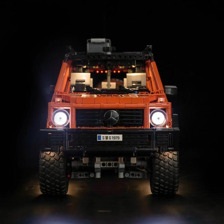 Produktbild BrickBling LED Licht Set für LEGO Mercedes-Benz G 500 PROFESSIONAL Line (42177) inkl. Fernbedienung