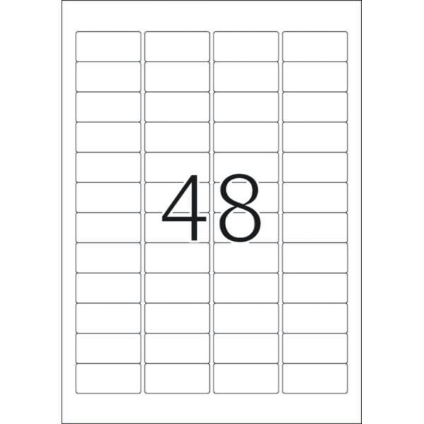 Produktbild HERMA Farbige Etiketten A4 ablösbar