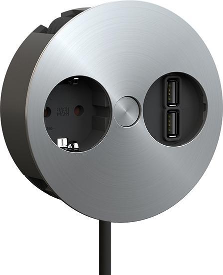 Produktbild Bachmann TWIST 1xCEE7/3 1xUSB Charger