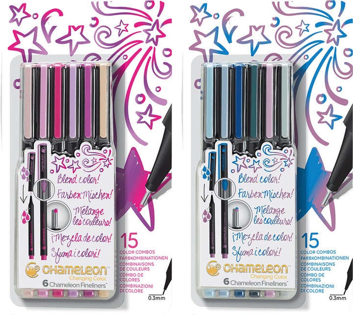 Produktbild Chameleon Fineliner Set (Royal Blue, 6 x)