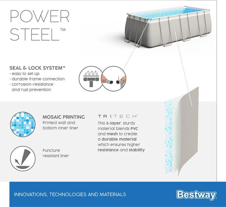 Actual product image Bestway Power Steel (488 x 244 x 122 cm)
