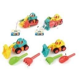 MADE Sandsatz mit Bagger mischen