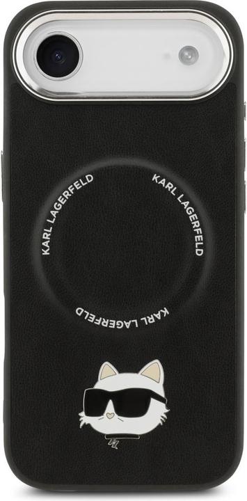 Actual product image Karl Lagerfeld - Leather MagSafe - iPhone 17 Air - Black (Apple iPhone 17 Pro)