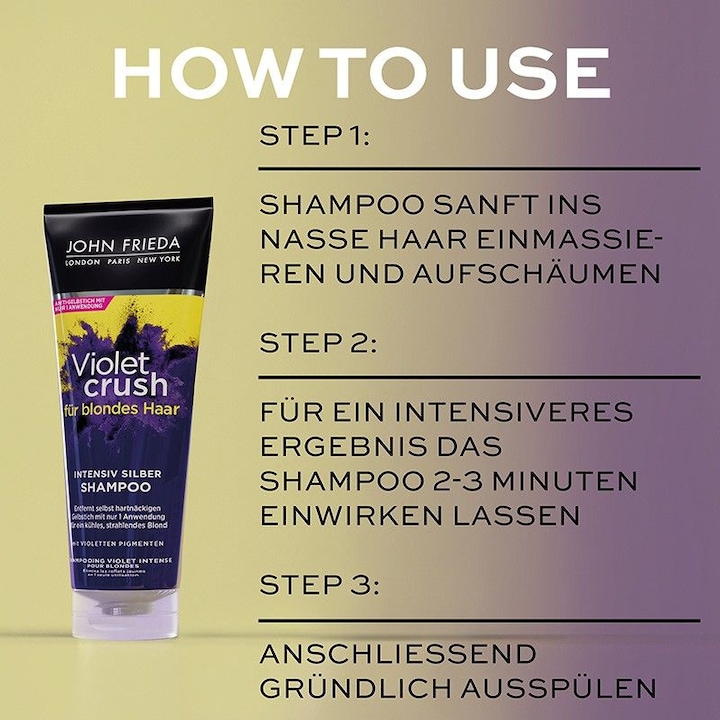 Actual product image John Frieda Violet Crush Silver Shampoo (250 ml, Liquid shampoo)