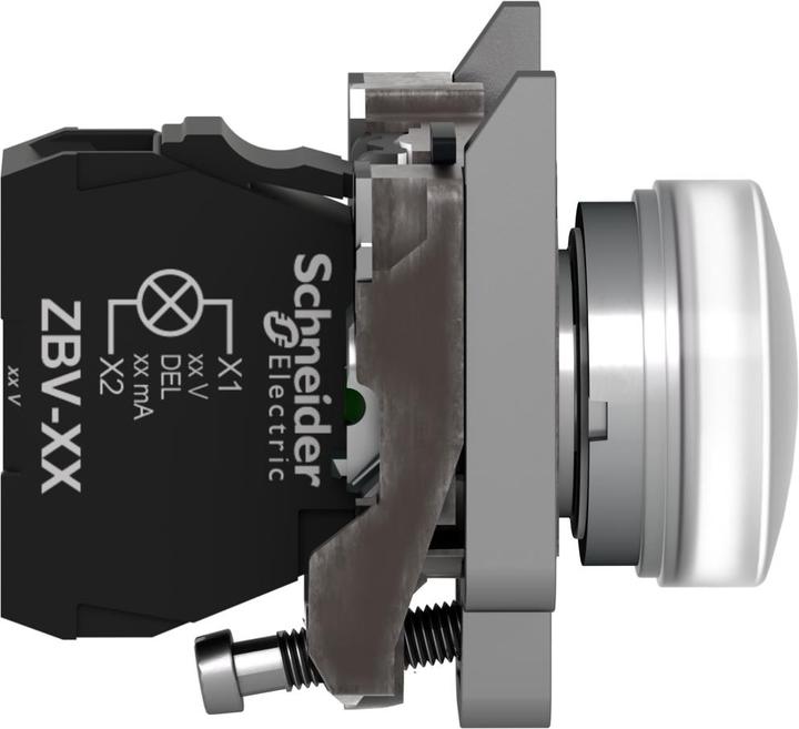 Actual product image Schneider Electric Indicator lamp BA9s 250VAC white XB4BV61