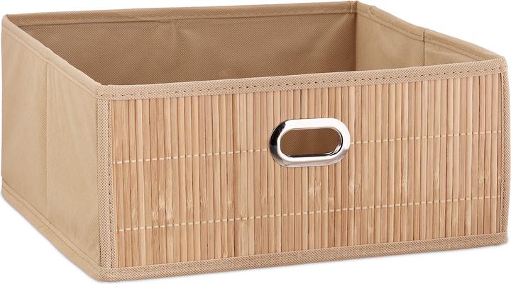 Produktbild Relaxdays Aufbewahrungskorb (1 x, 31 x 31 x 14 cm)