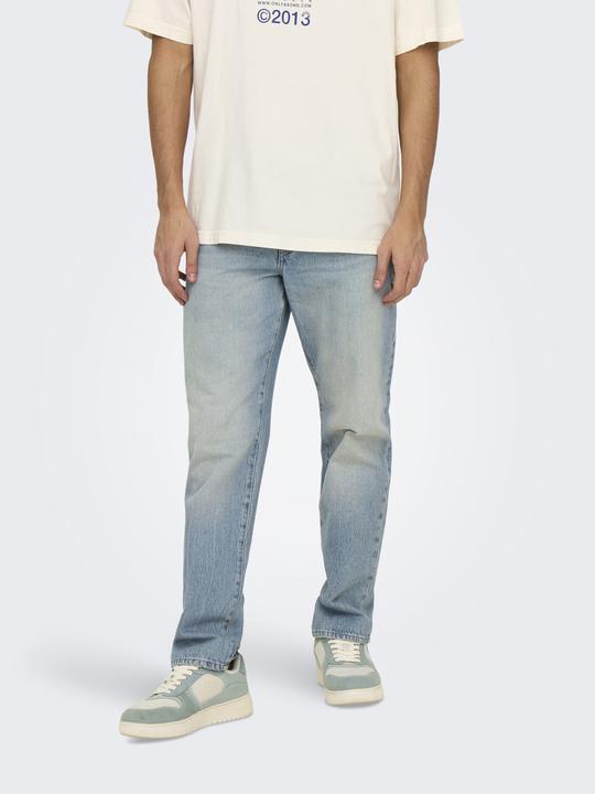 Image du produit Only & Sons ONSEDGE Mid Rise Gerade geschnitten Jeans Normal geschnitten jeans (W29/L30)