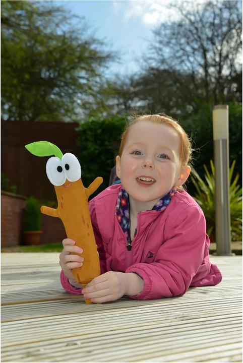 Actual product image Gear2play Hi Duggee Singing Sticky Stick Plush (25 cm)
