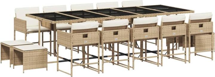 Produktbild vidaXL Garten Essgruppe (275 x 106 x 73 cm)