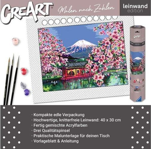 Image du produit Ravensburger CreArt - Painting by numbers 23914 - Fleur de cerisier japonais - à partir de 14 ans - Peinture sur