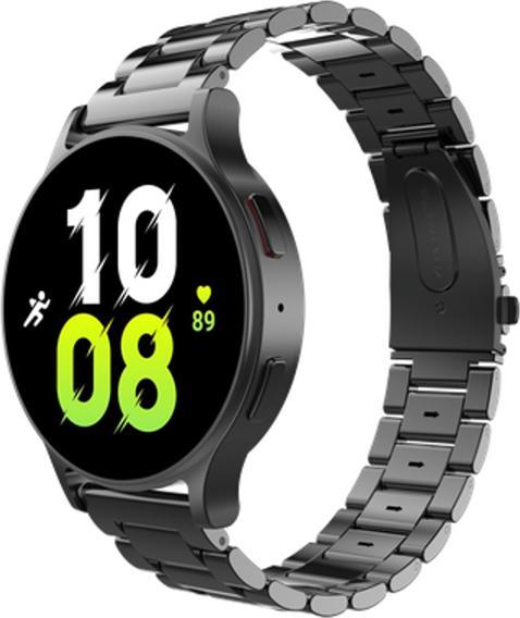Actual product image Just in Case PrimeSteel Strap - Galaxy Watch 20mm - Black (20 mm, Stainless steel)
