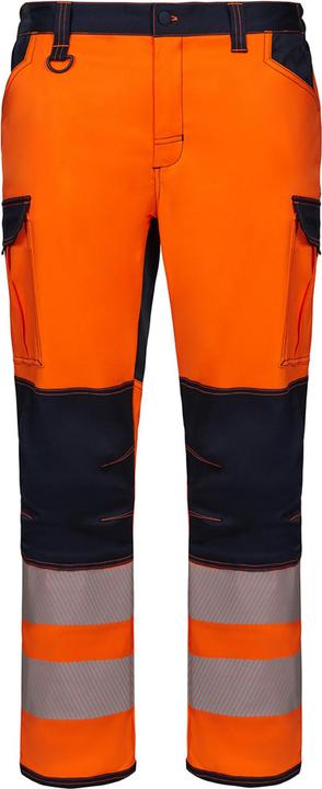 Fluorescent Orange, Navy