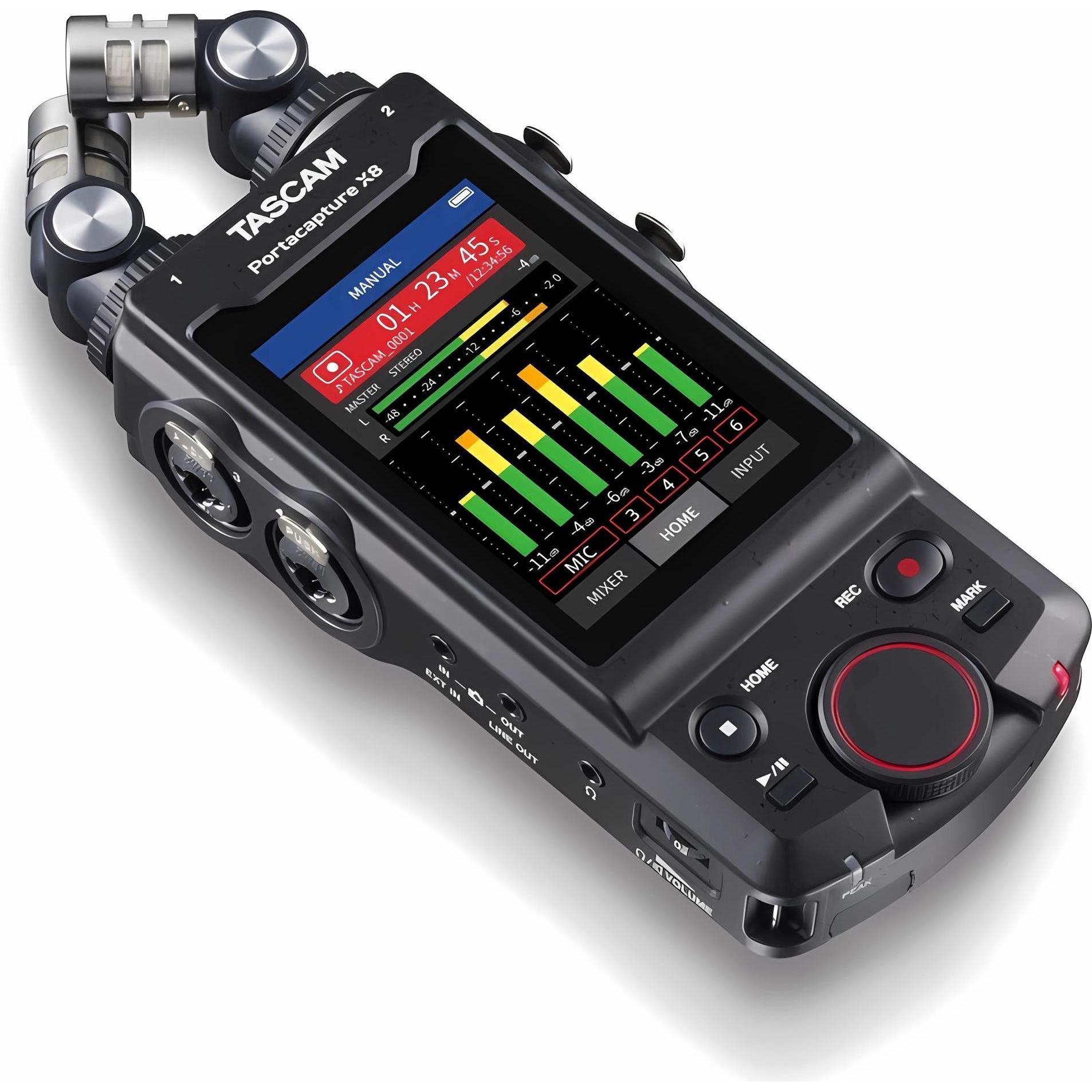 Thumbnail - Tascam Portacapture X8 (Mehrspurrecorder), Audiorecorder, Schwarz