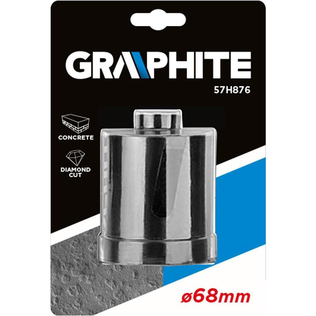 Thumbnail - Graphite, Lochsäge, 68x8x75 mm diamond hole saw (57H876) (68 Millimeter)