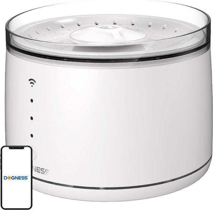 Image du produit Dogness Fontaine à eau pour animaux D07 1,8l (blanc) (1.80 l)