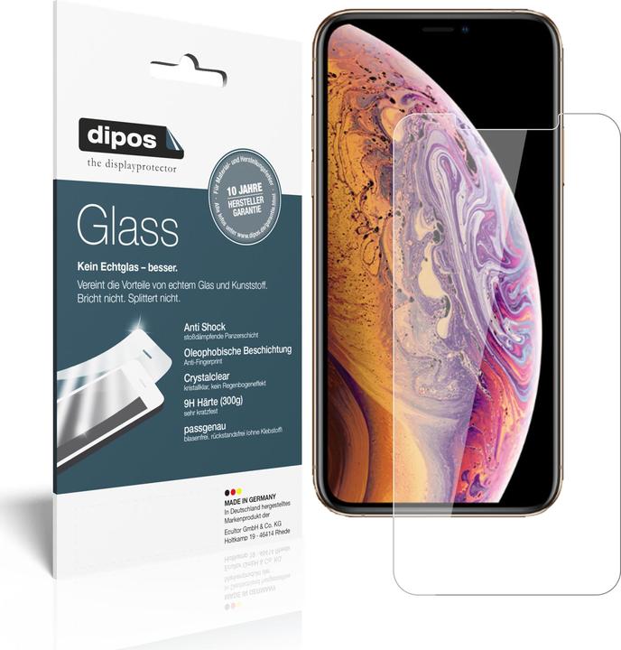 Dipos Pellicola Protettiva Anti-Shock (1 Pezzo/i, Apple iPhone XS)