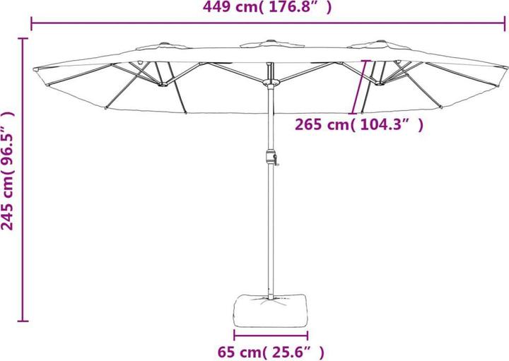 Actual product image vidaXL Kora (2.65 m)