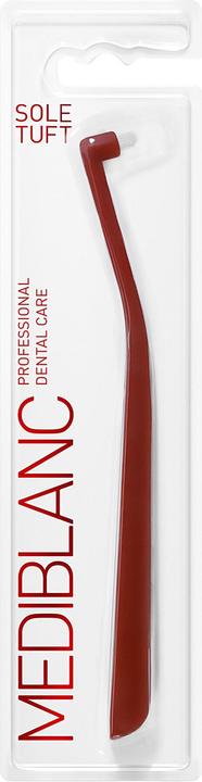 Mediblanc - Single-bundle toothbrush Red 1 pc. (Extra soft, 1x)