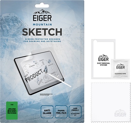 Produktbild Eiger Paper-like Displayauflage Mountain Sketch Tablet Screen Protector (1 Stück, iPad Air 13 2024 (M2), iPad Pro 13 2024 (M4))