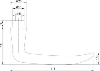 Actual product image Mega Fenstergriff 32.101/41.412.3