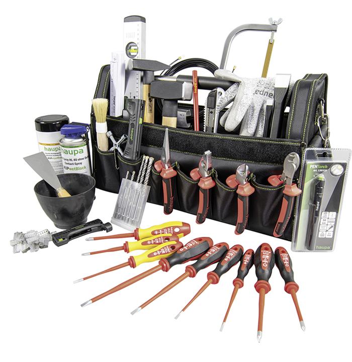 Productafbeelding Haupa Gereedschapscontainer Werkgereedschapstas uitgerust (29 onderdelen)