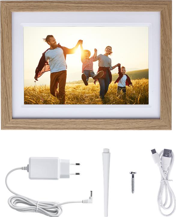 Actual product image Rollei Smarter Bilderrahmen | 10,1" Diagonale | WiFi | Frameo App | Modell 1010 (10.10", 1280 x 800 pixels)