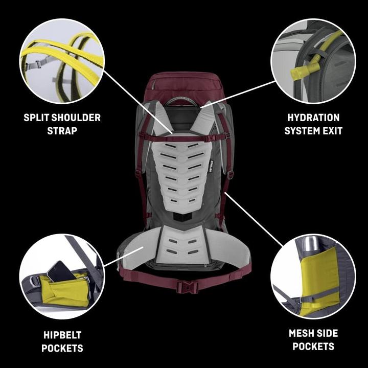 Actual product image Salewa Trek Mate +L Backpack Da (60 l)