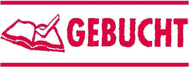 Actual product image Trodat Stempel 4911 "Gebucht" Gebucht, Rot