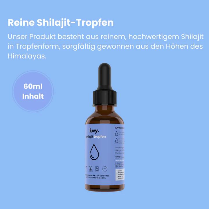 Actual product image Luvy Shilajit drops (Droplet, 60 g)