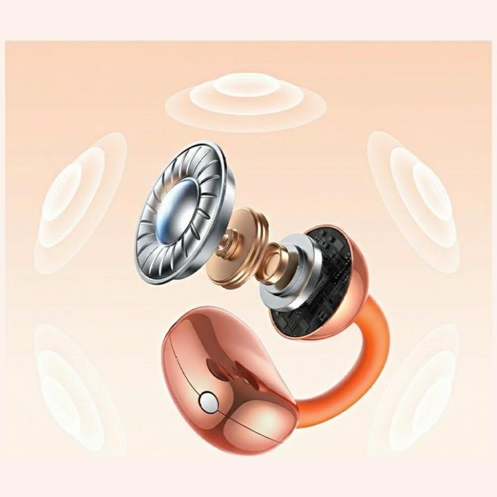 Immagine prodotto Usams Headphones TWS R03 Echo Clip-on Bluetooth 6.0 wireless orange (6 h, Senza fili)