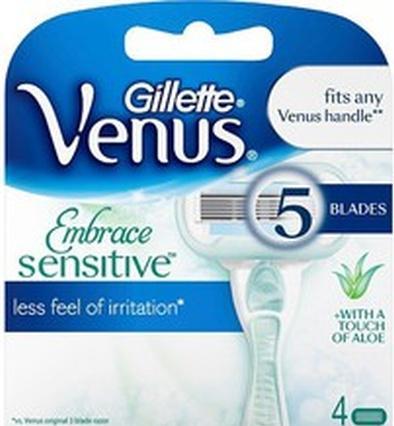 Image du produit Gillette Venus Gillette - Venus Embrace Sensitive (4 pcs) - Tête de rechange (L) (4x)