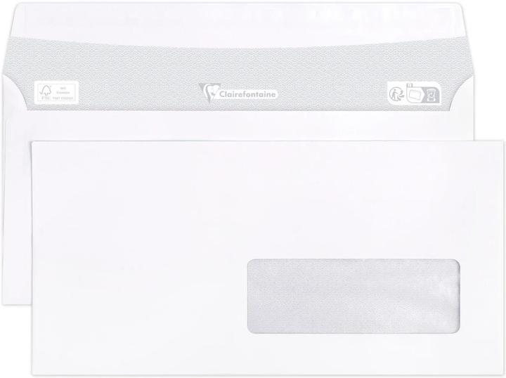 Produktbild Clairalfa Briefumschl„ge DL, 110 x 220 mm, weiá (110 x 220 mm, 250x)