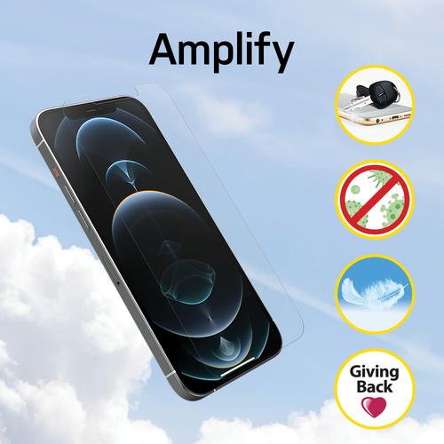 Produktbild OtterBox Amplify antimikrobiell Displayschutz (1 Stk., Apple iPhone 12 Pro Max)