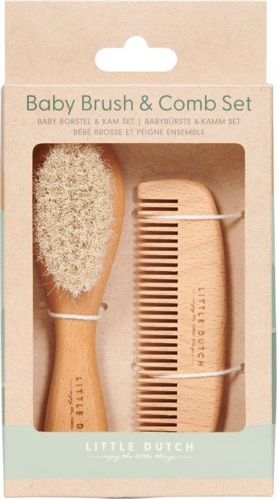 Image du produit Little Dutch Kit brosse et peigne pour bébé