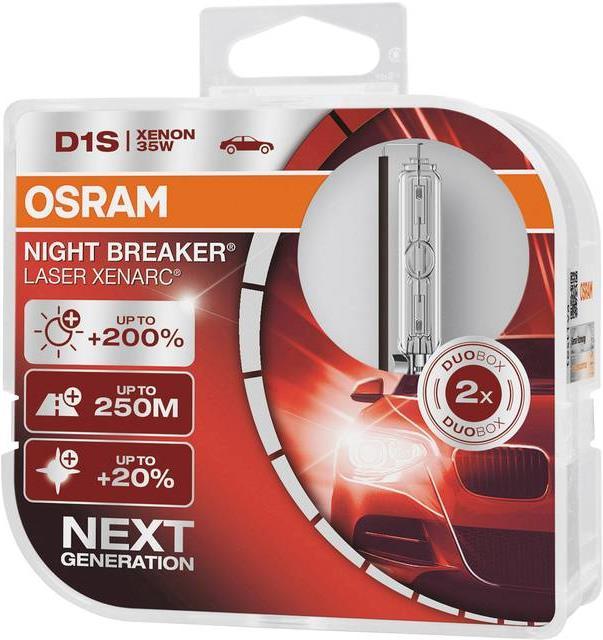 Actual product image Osram Xenon headlight lamp Xenarc Night Breaker Laser (D1S)
