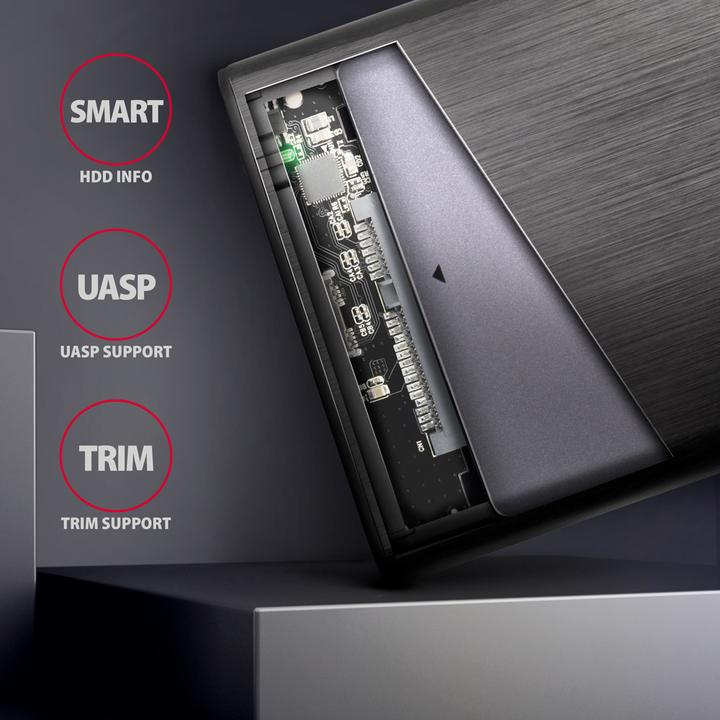 Produktbild Axagon EE25-A6M USB3.0 - SATA 6G 2.5" externes Festplattengehäuse (2.5")