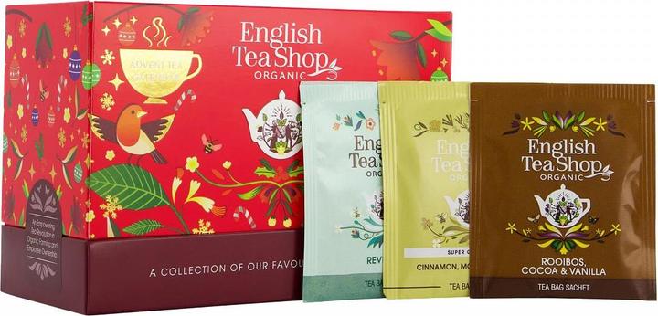 English Tea Shop Advent Calendar Red Sachets